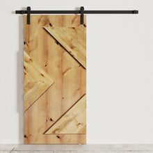 Load image into Gallery viewer, Urban Woodcraft, 83&quot; x 40&quot; Austin Barn Door with Hardware (Natural Knotty Alder)
-1