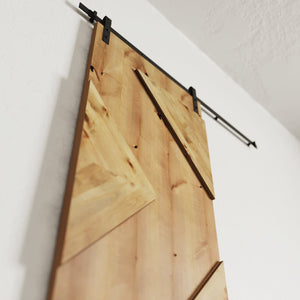 Urban Woodcraft, 83" x 40" Austin Barn Door with Hardware (Natural Knotty Alder)