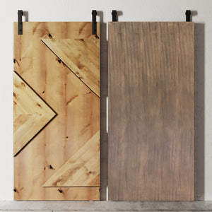 Urban Woodcraft, 83" x 40" Austin Barn Door with Hardware (Natural Knotty Alder)