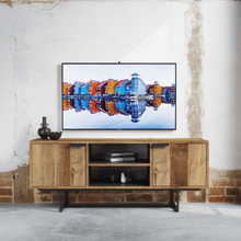 Load image into Gallery viewer, 60&quot; 2 Shelf Parisian Factory TV Stand
-1
