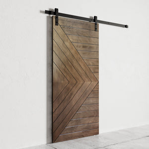 Urban Woodcraft, 83" x 40" Delta Barn Door with Hardware (African Mahogany)