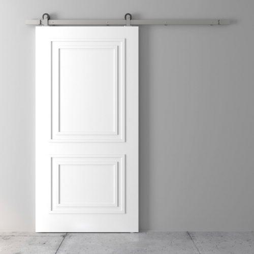 83 x 40 Alameda Barn Door with Hardware (White)