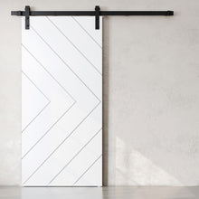 Load image into Gallery viewer, Urban Woodcraft, 83&quot; x 40&quot; Beni Barn Door with Hardware (White)
-1