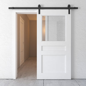Urban Woodcraft, 83" x 40" Belmont Barn Door with Hardware (White)