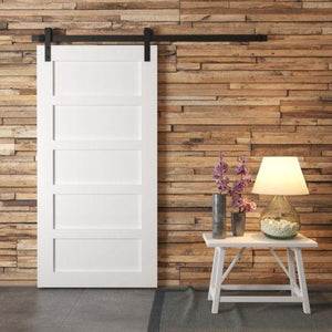 Urban Woodcraft, 83" x 40" Plains Barn Door with Hardware (White)
