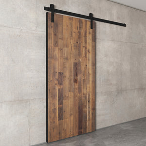 Urban Woodcraft, 83" x 40" Hillsboro Reclaimed Wood Barn Door with Hardware (Natural)