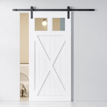 Load image into Gallery viewer, Urban Woodcraft, 83&quot; x 40&quot; Volta Barn Door with Hardware (White)
-1